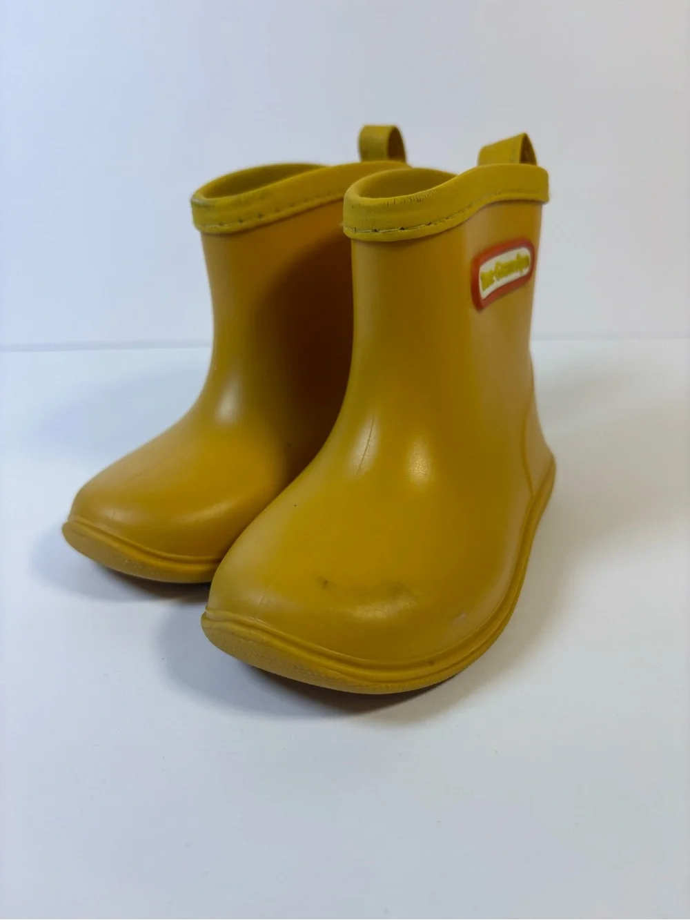 Tree Grandpa Toddler Rain Boots Size 14 Rubber Yellow Duck US 7/8